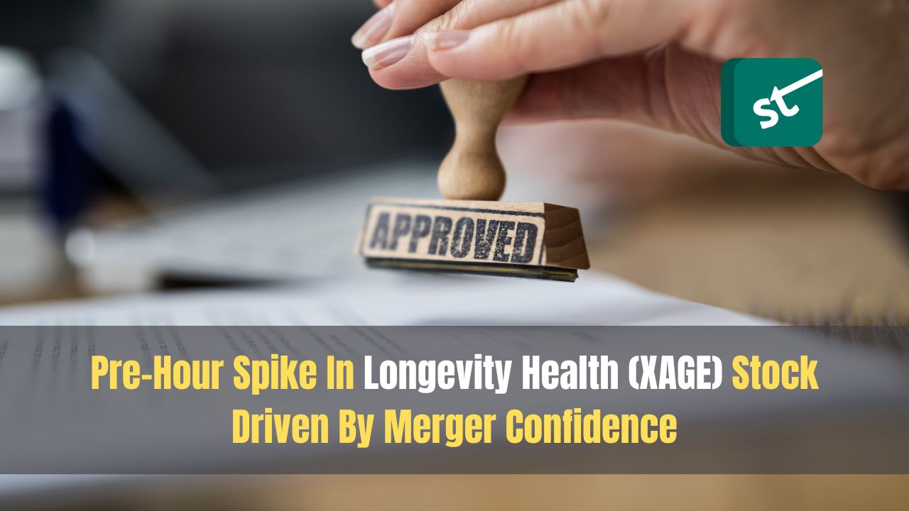 Pre-Hour Spike In Longevity Health (XAGE) Stock Driven By Merger Confidence
