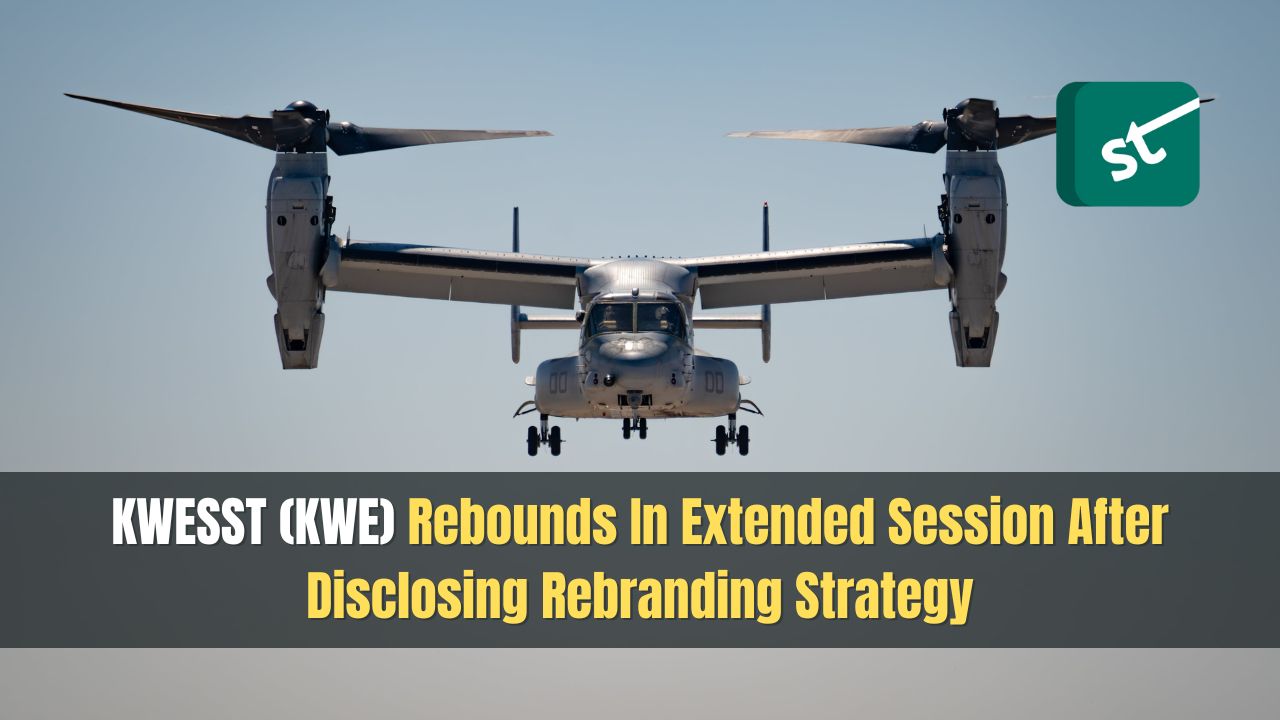 KWESST (KWE) Rebounds In Extended Session After Disclosing Rebranding Strategy