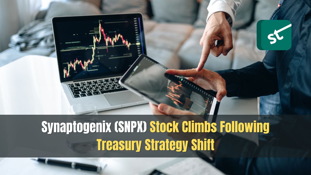 Synaptogenix (SNPX) Stock Climbs Following Treasury Strategy Shift